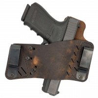 Versacarry 52311 Protector S3 Distressed Brown Buffalo Leather IWB/OWB Most Handguns Right Hand