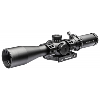 Truglo TG8541TLR Eminus 4-16x 44mm Obj 23.74-5.94 ft @ 100 yds FOV 30mm Tube Black Hardcoat Anodized Illuminated TacPlex