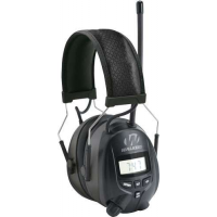 Walkers GWP-RDOM AM/FM Digital Muff Electronic Polymer 25 dB Over the Head Black Ear Cups w/Black Band