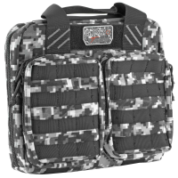 G*Outdoors GPS-T1413PCG Tactical Pistol Case  Gray Digital 2 Handguns 1000D Nylon