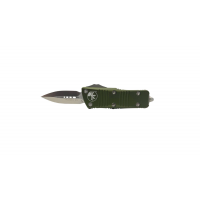 Microtech Troodon Mini D/E OD Green Satin Standard OTF Automatic Knife