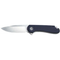 CIVIVI KNIFE ELEMENTUM 2.96 BLACK G10/SATIN D2 LINER LOCK