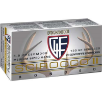 Fiocchi 65MSCA Extrema  6.5 Creedmoor 130 gr Swift Scirocco II Boat Tail Spitzer 20 Bx/ 10 Cs