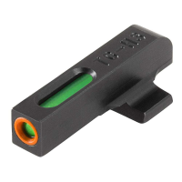 Truglo TG13BR1PC Brite-Site TFX Pro Day/Night Sights Beretta Px4 Tritium/Fiber Optic Green w/Orange Outline Front Black