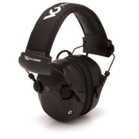 Pyramex VGPME20 Venture Gear Sentinel Polymer 26 dB Over the Head Black Ear Cups w/Black Band