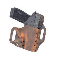 Versacarry G365BRN Guardian  Distressed Brown Buffalo Leather OWB Sig P365 Right Hand Size P365