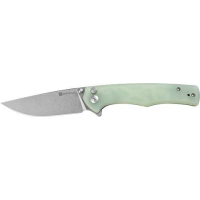 SENCUT KNIFE CROWLEY 3.48 NATURAL G10/STONEWASHED D2