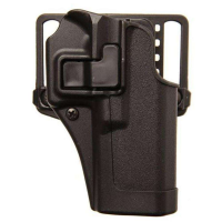 Blackhawk 410544BKR Serpa CQC Concealment Black Matte Polymer OWB Taurus Judge 3 Cylinder Right Hand