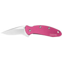 Kershaw 1600PINK Chive  1.90 Drop Point Plain Bead Blasted 420HC Steel Pink Anodized Aluminum Handle Folding