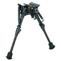 Caldwell 379852 XLA Fixed Bipod Black 6-9 Aluminum compatible with Swivel Stud