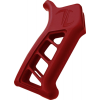 TIMBER CREEK OUTDOOR INC EARPGR Enforcer AR Pistol Grip Red Anodized with Clear Cerakote Aluminum