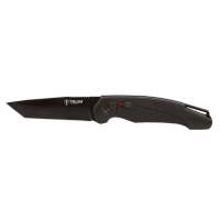 Telum Tactical Knife Titan Black Automatic 4in D2 Blade