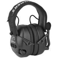 Walkers GWPBTPAS Bluetooth Passive Muffs Polymer 26 dB Over the Head Black Ear Cups w/Black Band