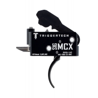 TriggerTech Sig MCX Adaptable Trigger, Short Two Stage, Curved PVD Black Trigger