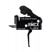 TriggerTech Sig MCX Adaptable Trigger, Short Two Stage, Flat PVD Black Trigger