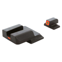 Green Tritium Square Outline Orange/Orange (nontrit rear) for M&P Shield