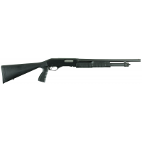 Stevens 22438 320 Security 20 Gauge 18.50 5+1 3 Matte Blued Black Fixed w/Pistol Grip Stock Ambidextrous Hand Bead Sight