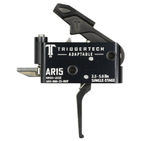 TriggerTech AR-15 Adaptable Trigger, Single Stage, Flat PVD Black, Trigger