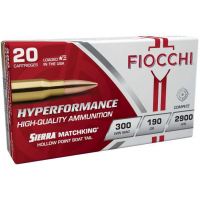 FIOCCHI AMO 300 WIN MAG 190GR HPBT MK 20-RD ( 10 BOXES PER CASE )