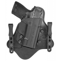 Comp-Tac C225SW250RBSN MTAC  Black Kydex Holster w/Leather Backing IWB S&W Shield EZ 380 Right Hand