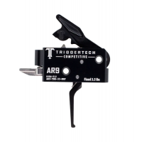 TriggerTech AR-9 Competitive Trigger, Short Two Stage, Flat PVD Black Trigger