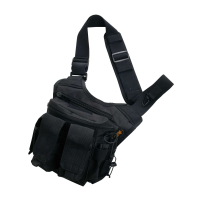 US PeaceKeeper P20307 Rapid Deployment Pack  Shoulder Sling 600D Polyester Black 12 L x 10 H x 3 D