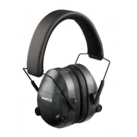 Champion Targets 40974 Electronic Muffs  25 dB Over the Head Black Ear Cups w/Black Band