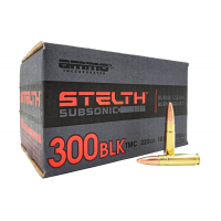 Ammo Inc Stelth 300 AAC Blackout 220 Gr Subsonic TMC Rifle Ammunition - 200 Round Range Pack