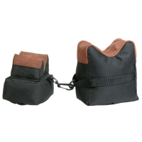 TOC BENCH BAG 2-PC SET BLACK FABRIC/TAN LEATHER