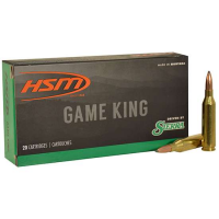 HSM 27012N Game King  270 Win 130 gr Spitzer Boat Tail (SBT) 20 Bx/ 20 Cs