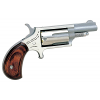 NAA 22M Mini-Revolver  22 Mag 5rd 1.63 Stainless Steel, Rosewood Grip