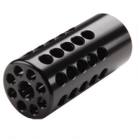 Tactical Solutions 1022CMPBLK X-Ring 10/22 22 LR Compensator 1/2-28 tpi Black Gloss Steel