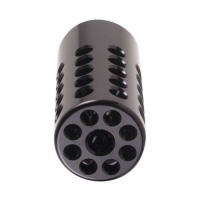 Tactical Solutions 1022CMPMB X-Ring Compensator 1/2-28 tpi Black 6061-T6 Aluminum