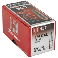 Hornady 27302 SST  270 Win .277 130 gr Super Shock Tip 100 Per Box