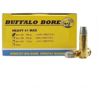 Buffalo Bore Ammunition 16A/20 Heavy Outdoorsman 41 Rem Mag 265 gr Hard Cast Lead 20 Bx/ 12 Cs