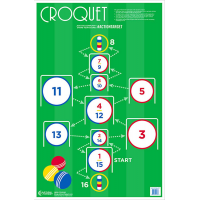 Action Target GSCROQUET100 Action Croquet Croquet Hanging Paper Target 23 x 35 100 Per Box