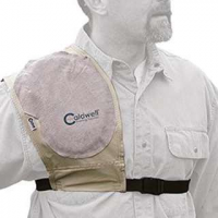 Caldwell 310010 Magnum Plus Recoil Shield Tan Cloth w/Leather Pad Ambidextrous