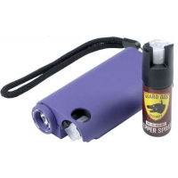 GUARD DOG OLYMPIAN 3-IN-1 PURP STUN GUN/LIGHT/PEPPER SPRAY