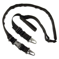 Tacshield T6030BK Warrior 2-in-1 Sling 1.25 W Padded Fast Adjust Black Webbing for Rifle/Shotgun