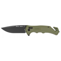 REAL AVID BORN READY GREEN ASSISTED FOLDING KNIFE