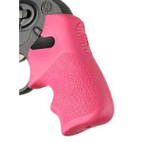 Hogue 78027 Tamer with Finger Grooves Grip Ruger LCR/LCRx Textured Rubber Pink