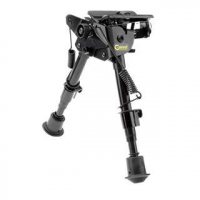 Caldwell 247142 XLA Pivot Bipod Black 6-9 Aluminum compatible with Swivel Stud