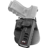 Fobus GLCH CH Series  Paddle Black Polymer Belt compatible with Glock 17,19,22-23,31-32,34-35,45 Right Hand