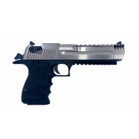 Magnum Research Desert Eagle Mark XIX with Muzzle Brake 44 Rem Mag 6 8 Round Aluminum Frame Black Polymer Grip Pistol