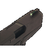 Truglo TG131RT1 Brite-Site TFO Ruger SR with 280 Tritium/Fiber Optic Green Front/Rear Black