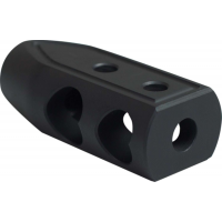 TIMBER CREEK OUTDOOR INC 223HBBLC Heart Breaker Muzzle Brake 223 Rem 1/2-28 tpi Black Cerakote Aluminum