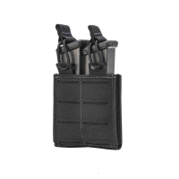 TAC SHIELD RZR MOLLE DOUBLE PISTOL POUCH BLACK