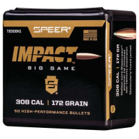 Speer TB308H1 Impact  30 Caliber .308 172 GR Slipstream Polymer Tip 50 Per Box