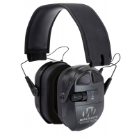 Walkers GWPXPMQB Ultimate Power Muff Quads Polymer 26 dB Over the Head Black Ear Cups w/Black Band Adult