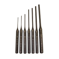 GRACE USA PUNCH SET ROLL PIN PUNCH SET OF 7 STEEL